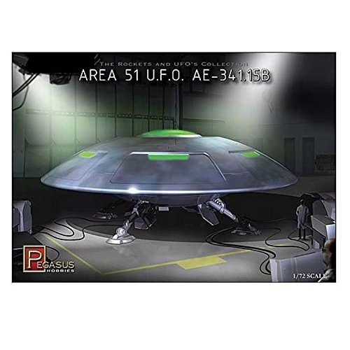 Pegasus PG9100 Area-51 A.E-341.15B UFO Plastikmodellbausatz, Farbig, 8 inches Pegasus PG9100 Area-51 A.E-341.15B UFO Plastikmodellbausatz, Farbig, 8 inches von Pegasus Spiele