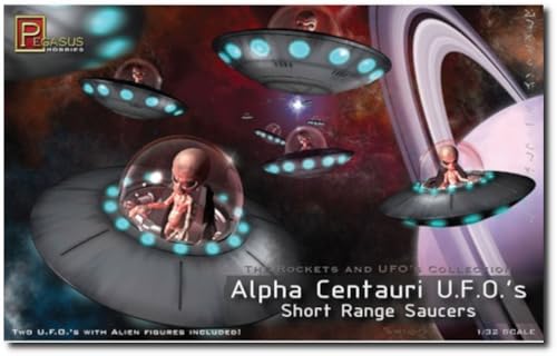 Pegasus PG9102 - Alpha Centauri UFO, 2 Bausätze von Pegasus Spiele