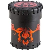 Pegasus QWOCFDR1 - Dice Cup, Flying Dragon, Leather, Black & Red, Würfelbecher Pegasus QWOCFDR1 - Dice Cup, Flying Dragon, Leather, Black & Red, Würfelbecher von Pegasus Spiele
