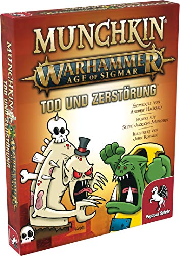 Pegasus Spiele 17021G - Munchkin Warhammer Age of Sigmar: Tod und Zerstörung [Erweiterung] von Pegasus Spiele