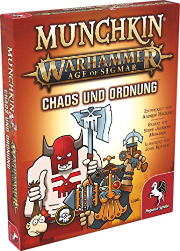Pegasus Spiele 17022G - Munchkin Warhammer Age of Sigmar: Chaos & Ordnung [Erweiterung] von Pegasus Spiele