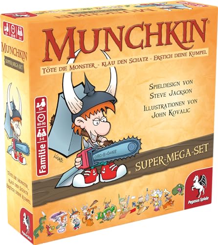 Pegasus Spiele 17035G Munchkin Fantasy Super-Mega-Set von Pegasus Spiele