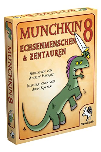 Pegasus Spiele 17218G - Munchkin 8, Echsenmenschen & Zentauren von Pegasus Spiele