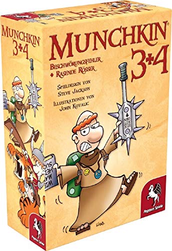 Pegasus Spiele 17224G - Munchkin 3+4 & Spiele 17222G - Munchkin 1+2 von Pegasus Spiele