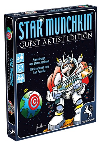 Pegasus Spiele 17232G - Star Munchkin Guest Artist Edition, Peralta-Version von Pegasus Spiele