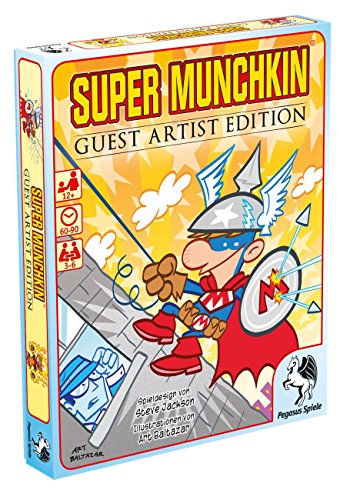 Pegasus Spiele 17234G - Super Munchkin Guest Artist Edition Art, Baltazar-Version von Pegasus Spiele