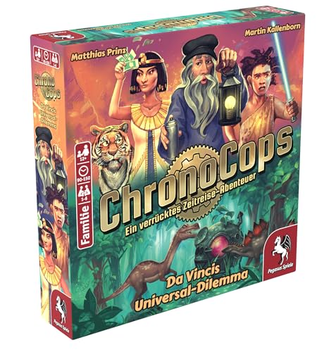 Pegasus Spiele 18191G ChronoCops – Da Vincis Universal-Dilemma Kartenspiele von Pegasus Spiele