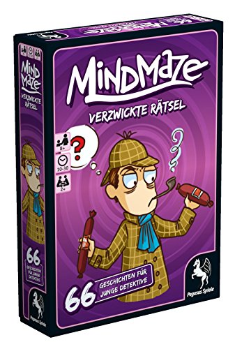 Pegasus Spiele 18256G - MindMaze Verzwickte Rätsel Junge Detektive von Pegasus Spiele