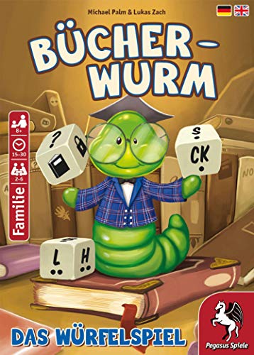Pegasus Spiele 18335G - Bücherwurm, Das Würfelspiel von Pegasus Spiele