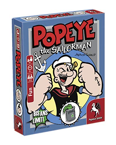 Pegasus Spiele 20033G - Popeye the Sailorman: Bis ans Limit! (Bierdeckelspiel) von Pegasus Spiele