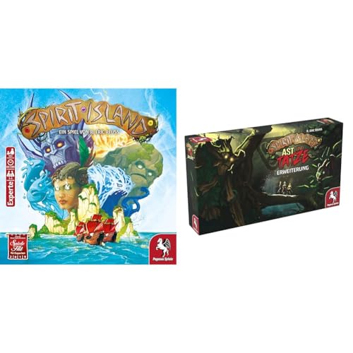 Pegasus Spiele 51896G - Spirit Island (deutsche Ausgabe), 1-4 Spieler & 51897G Spirit Island: AST und Tatze [Erweiterung] von Pegasus Spiele