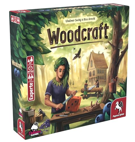 Pegasus Spiele 56250G Woodcraft Holz Brettspiele, 7 x 29.5 x 29.5 von Pegasus Spiele