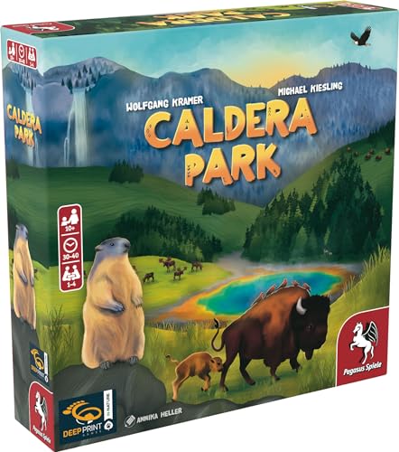 Pegasus Spiele 57808E Caldera Park (Deep Print Games) (English Edition) Brettspiele von Pegasus Spiele