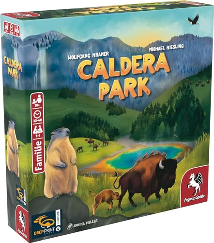 Pegasus Spiele 57808G Caldera Park (Deep Print Games) Brettspiele von Pegasus Spiele