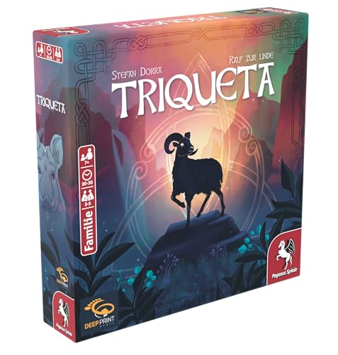 Pegasus Spiele 57810G Triqueta (Deep Print Games) Brettspiele von Pegasus Spiele