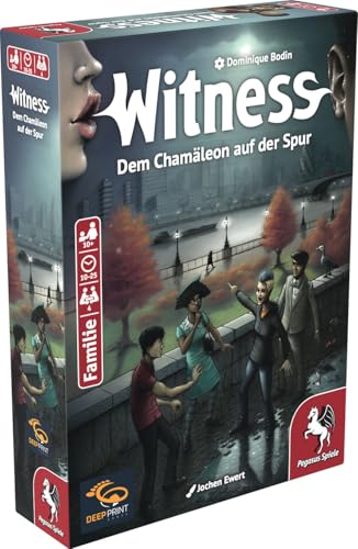 Pegasus Spiele Witness – Dem Chamäleon auf der Spur (Deep Print Games) von Pegasus Spiele