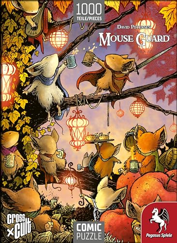 Pegasus Spiele 76004G - Puzzle: Mouse Guard (Das Fest), 1.000 Teile von Pegasus Spiele