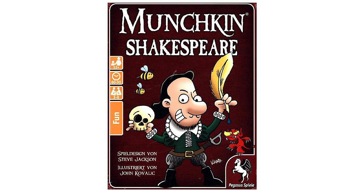 Munchkin Shakespeare (Spiel) von Pegasus Spiele