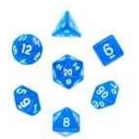 Pegasus DIC17518 - Würfelset RPG Transparent: Deep Blue (7) von Pegasus