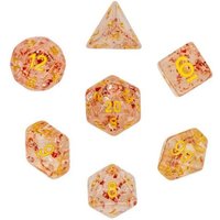 Pegasus DIC17543 - Würfelset Confetti: Red Flakes (7) von Pegasus