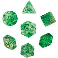 Pegasus DIC17972 - Würfelset Confetti: Green Sulfer (7) von Pegasus