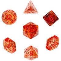 Pegasus DIC17973 - Würfelset Confetti: Red Sulfer (7) von Pegasus