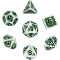 Pegasus DIC18002 - Würfelset Ancient: Flintstone Green(7) von Pegasus