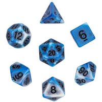 Pegasus DIC18003 - Würfelset Ancient: Blue Rock (7) von Pegasus