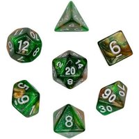 Pegasus DIC18084 - Würfelset Galaxy: Emerald Vale (7) von Pegasus