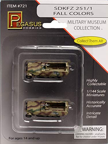 1/144 SdKFZ 251/1, farbig, Fertigmodell, 2 Stück von ペガサスホビー