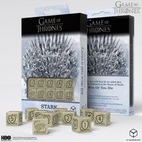 Q-Workshop QW097683 - Game of Thrones, Stark 10xD6 Dice Set von Pegasus