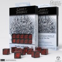 Q-Workshop QWO97720 - Game of Thrones, Targaryen 10xD6 Dice Set von Pegasus