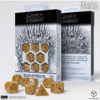Q-Workshop QW097737 - Game of Thrones, Baratheon Dice Set, 8-teilig von Pegasus
