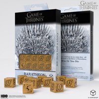 Q-Workshop QWO097744 - Game of Thrones, Baratheon 10xD6 Dice Set von Pegasus