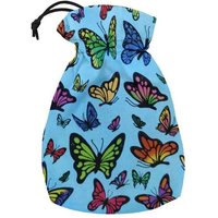 Q-Workshop QWO98505 - Full Art Dice Pouch: Butterfly, Würfelbeutel, Baumwolle von Pegasus