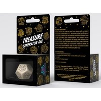 Q-Workshop QWO98529 - Treasure Generator Die: Beige&Black, D12, 1 Stück, Schatzgenerator-Würfel Q-Workshop QWO98529 - Treasure Generator Die: Beige&Black, D12, 1 Stück, Schatzgenerator-Würfel von Pegasus