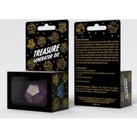 Q-Workshop QWO98536 - Treasure Generator Die: Shimmering Purple&Gold, D12, 1 Stück, Schatzgenerator-Würfel Q-Workshop QWO98536 - Treasure Generator Die: Shimmering Purple&Gold, D12, 1 Stück, Schatzgenerator-Würfel von Pegasus