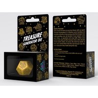 Q-Workshop QWO98543 - Treasure Generator Die: Yellow&Black, D12, 1 Stück, Schatzgenerator-Würfel Q-Workshop QWO98543 - Treasure Generator Die: Yellow&Black, D12, 1 Stück, Schatzgenerator-Würfel von Pegasus