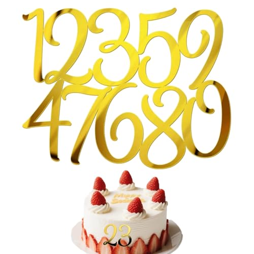 10Stk Zahlen Deko Torte 0-9 Gold Tortendeko Geburtstag,Zahlen 0-9 Cake Topper Kuchen Dekoration Geburtstag Acryl Tortendeko Tortenaufsatz Kuchen Topper für Hochzeit Jubiläum Party Feier 10Stk Zahlen Deko Torte 0-9 Gold Tortendeko Geburtstag,Zahlen 0-9 Cake Topper Kuchen Dekoration Geburtstag Acryl Tortendeko Tortenaufsatz Kuchen Topper für Hochzeit Jubiläum Party Feier von Pejlnd