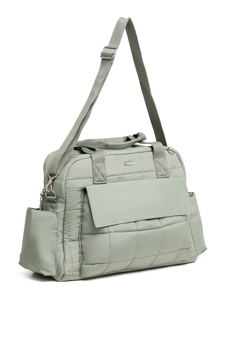 Pelicare Puffed Wickeltasche, Sage Green von Pelicare