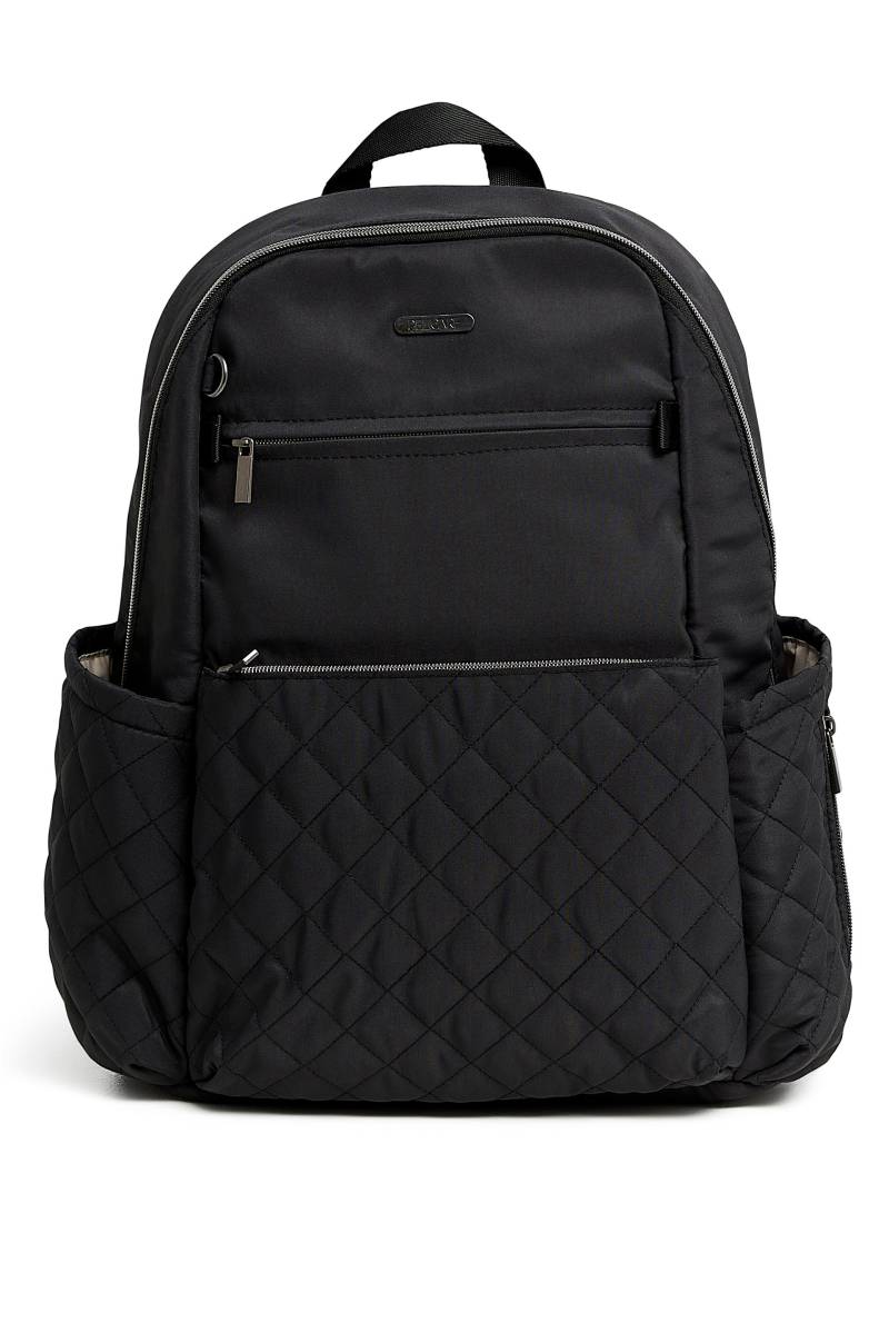Pelicare Quilted Wickeltasche Rucksack, Schwarz von Pelicare