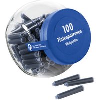 PELIKAN 156372 Standard-Tintenpatronen 100 Stück im Glas Königsblau von Pelikan