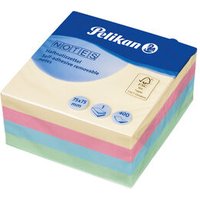 PELIKAN 200212 Haftnotizen Notes 7,5 x 7,5 mm, Pastell, 400 Blatt im Würfel von Pelikan