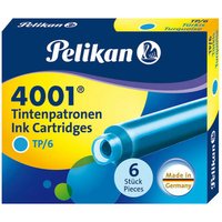 PELIKAN 301705 Pelikan Tintenpatronen 4001®, Türkis, 6 Stück von Pelikan