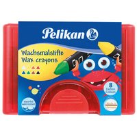 PELIKAN 722942 Pelikan Wachsmalstifte, dreieckig, wasserfest, 8 Stück im Etui PELIKAN 722942 Pelikan Wachsmalstifte, dreieckig, wasserfest, 8 Stück im Etui von Pelikan