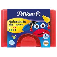 PELIKAN 723148 Pelikan Wachsmalstifte, rund, wasserfest, 8 Stück im Etui PELIKAN 723148 Pelikan Wachsmalstifte, rund, wasserfest, 8 Stück im Etui von Pelikan