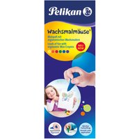 PELIKAN 804073 Wachsmalmaus Geschenk-Set, farbig sortiert, 6 Stück von Pelikan