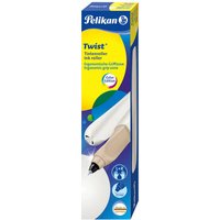 PELIKAN 811453 Pelikan Twist® Tintenroller für Rechts- und Linkshänder, White Pearl von Pelikan