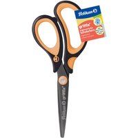 PELIKAN 819015 griffix® Schulschere NeonBlack Rechtshändermodell spitz 15 cm von Pelikan