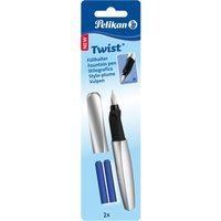 PELIKAN 947366 Pelikan Füller Twist Feder M, Silver, universell für Rechts- und Linkshänder PELIKAN 947366 Pelikan Füller Twist Feder M, Silver, universell für Rechts- und Linkshänder von Pelikan